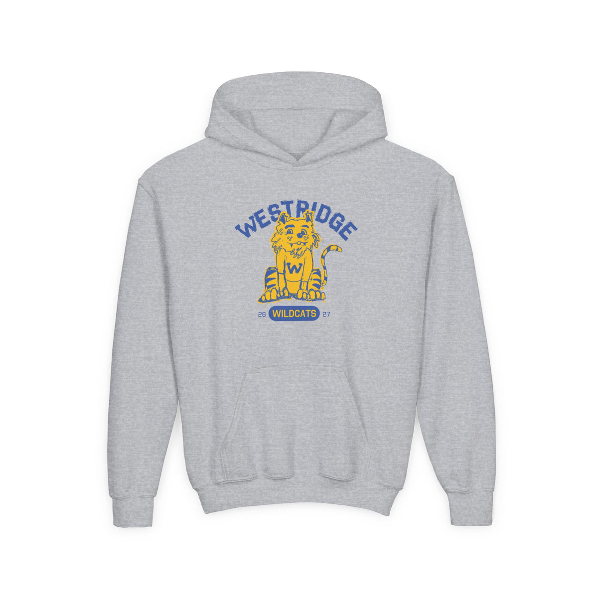 Kids Unisex Hoodie Wildcat Design Club 26-27