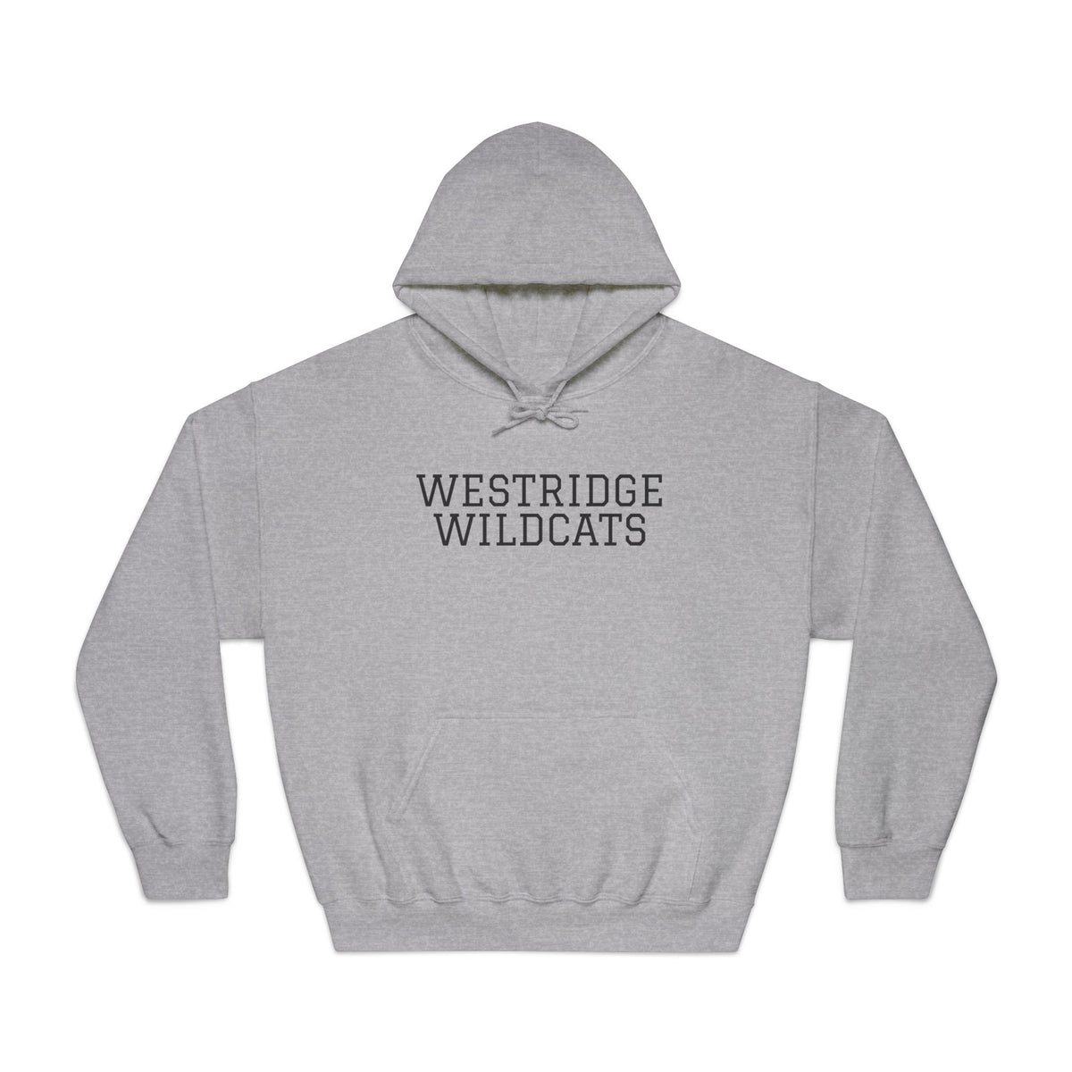 Adult Unisex DryBlend Hoodie Westridge Wildcat (Black Logo)