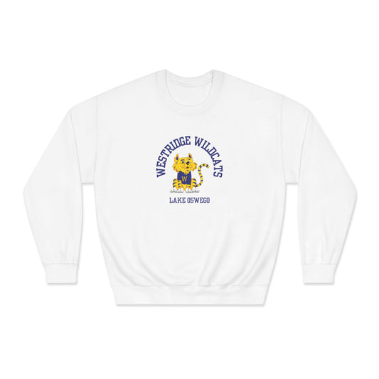 Adult Unisex DryBlend Crewneck Sweatshirt Westridge Wildcat LO