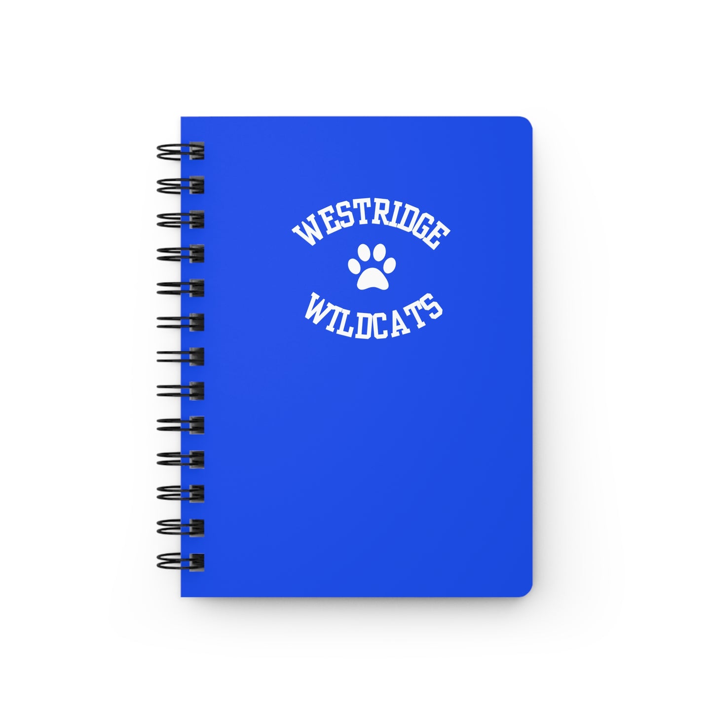 Westridge Wildcats Paw Spiral Notebook