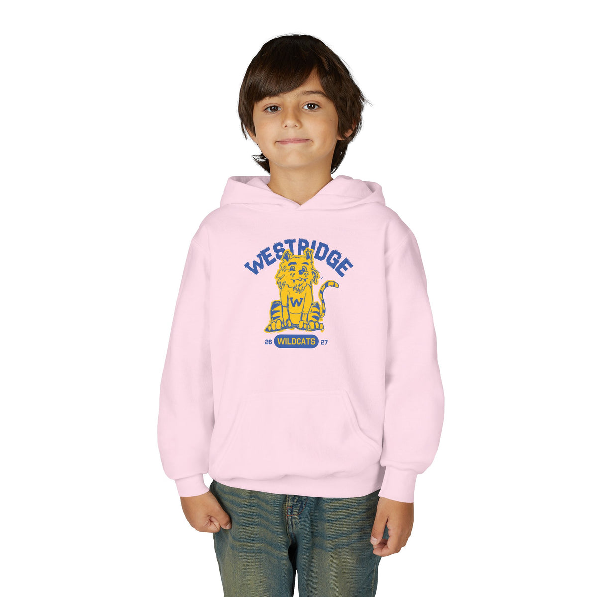 Kids Unisex Hoodie Wildcat Design Club 26-27