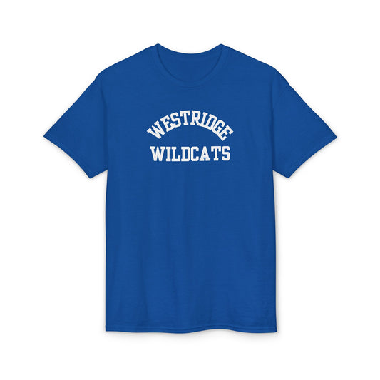 Adult Unisex DryBlend T-Shirt Westridge Wildcat (White Curved Logo)