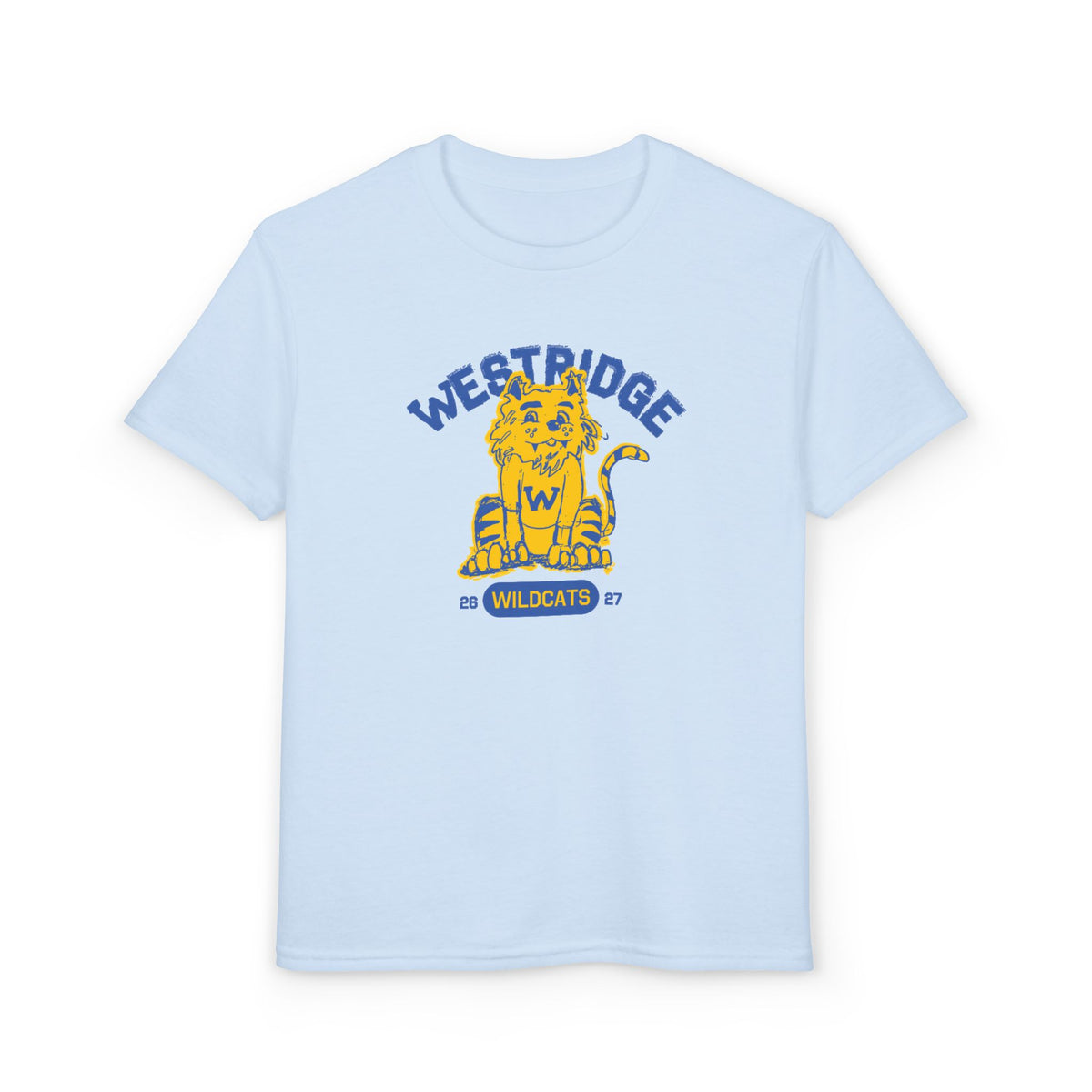 Kids Unisex DryBlend T-Shirt Wildcat Design Club 26-27