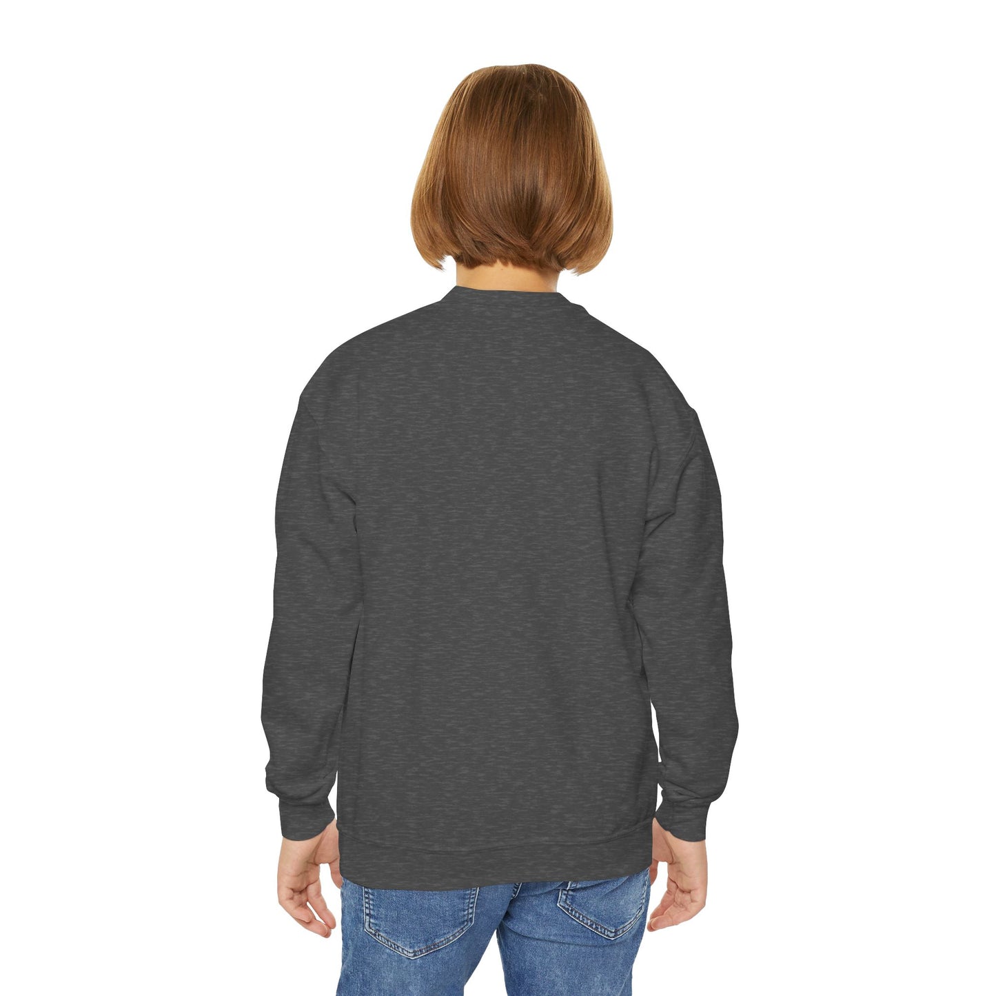 Youth Crewneck Sweatshirt Emoji Design