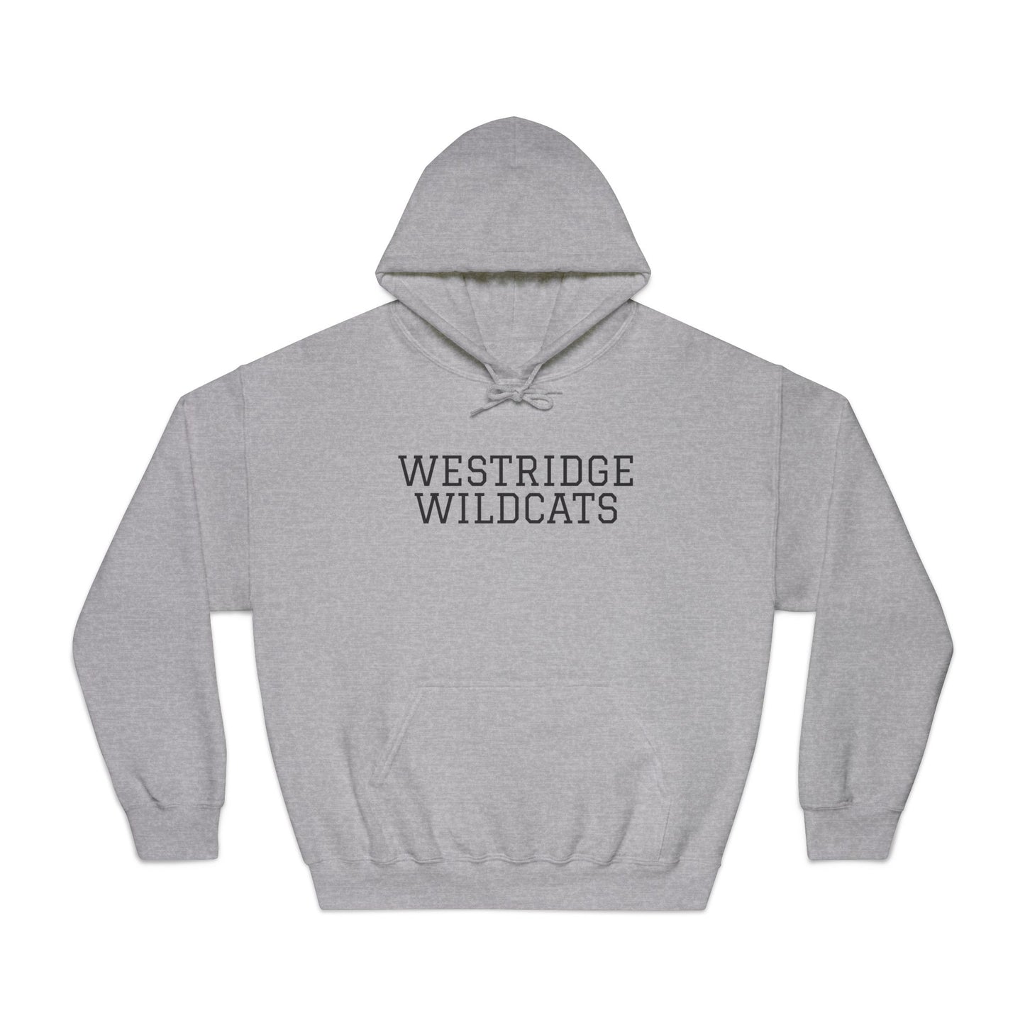 Adult Unisex DryBlend Hoodie Westridge Wildcat (Black Logo)