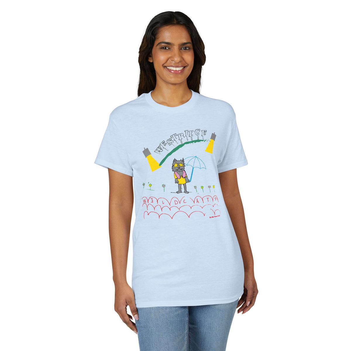 Adult Unisex DryBlend T-Shirt 26-27 Stage Spotlight by Chloe, Kensie & Lou