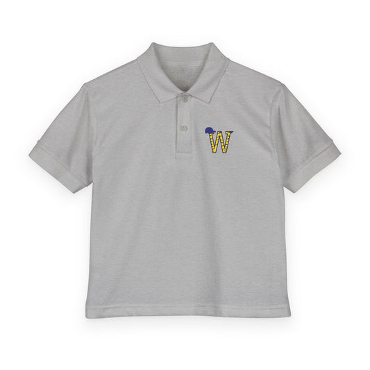 Westridge Cap on W Unisex Kids Polo - Embroidery