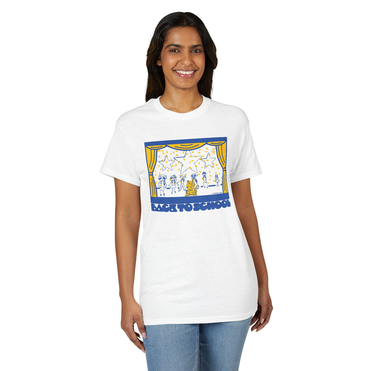 Adult Unisex DryBlend T-Shirt 26-27 Back-To-School by Ellie-Rey, Liza & Juliette