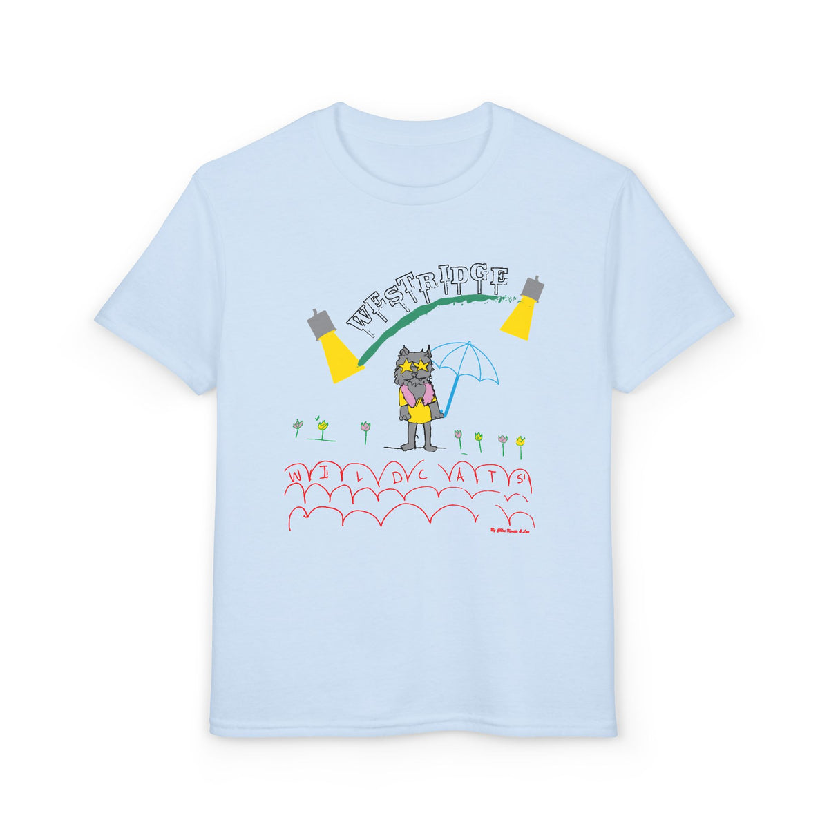 Kids Unisex DryBlend T-Shirt 26-27 Stage Spotlight by Chloe, Kensie & Lou