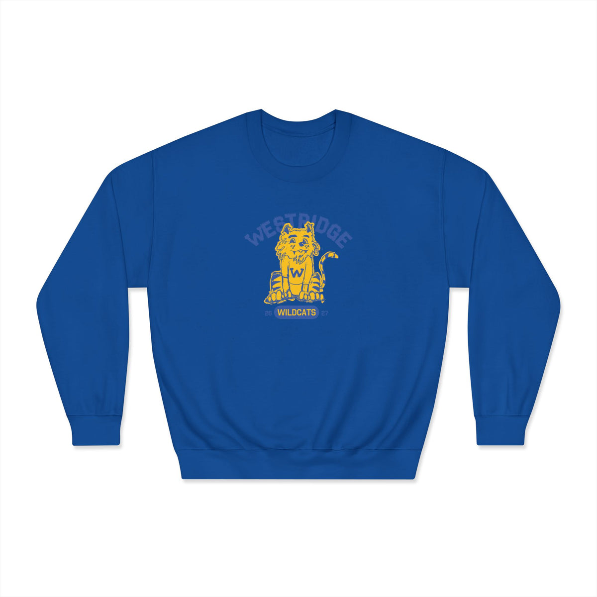 Adult Unisex DryBlend Crewneck Sweatshirt Wildcat Design Club 26-27