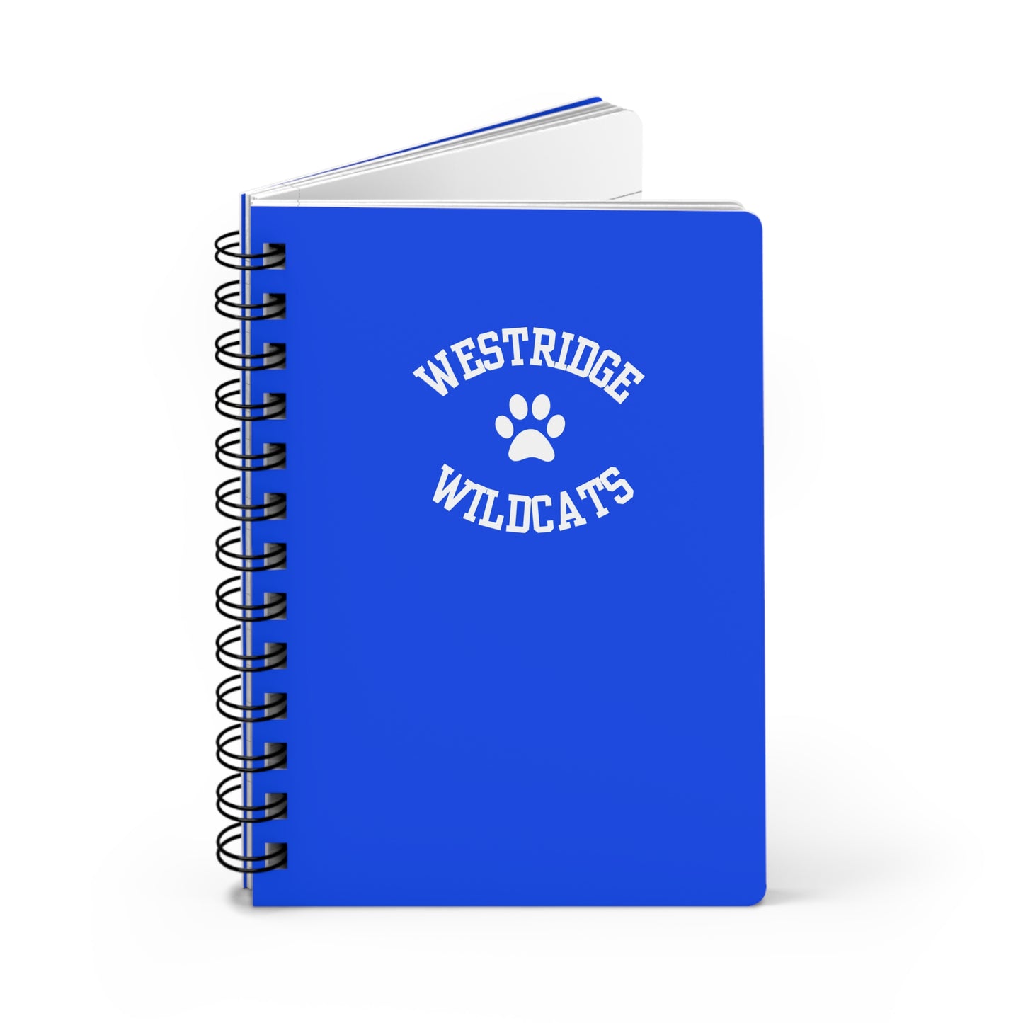 Westridge Wildcats Paw Spiral Notebook