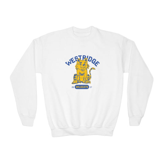 Kids Unisex Crewneck Sweatshirt Wildcat Design Club 26-27