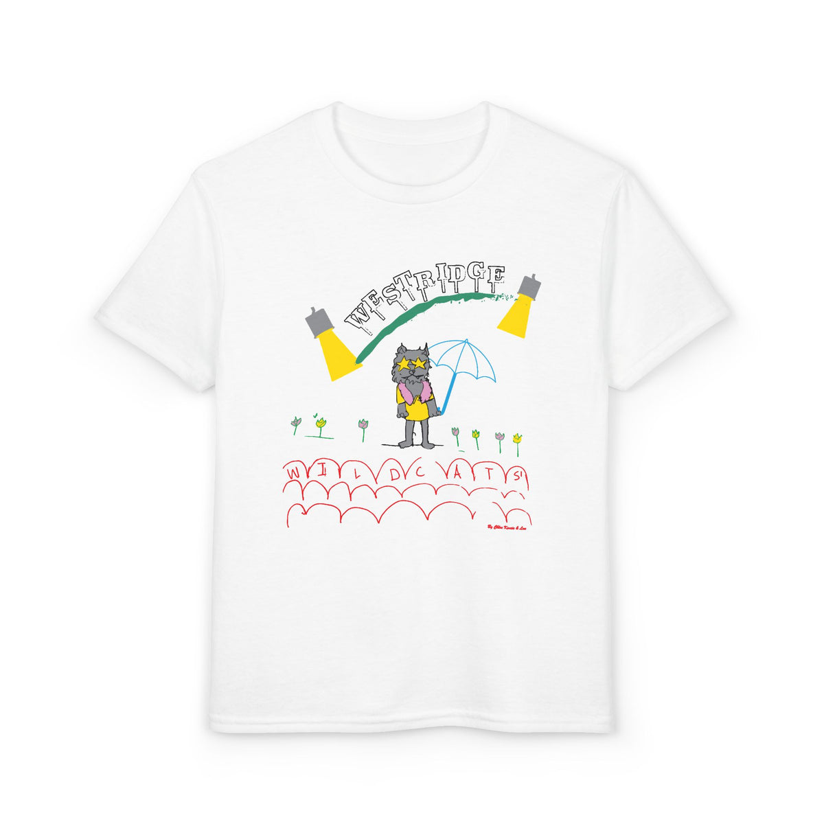 Kids Unisex DryBlend T-Shirt 26-27 Stage Spotlight by Chloe, Kensie & Lou