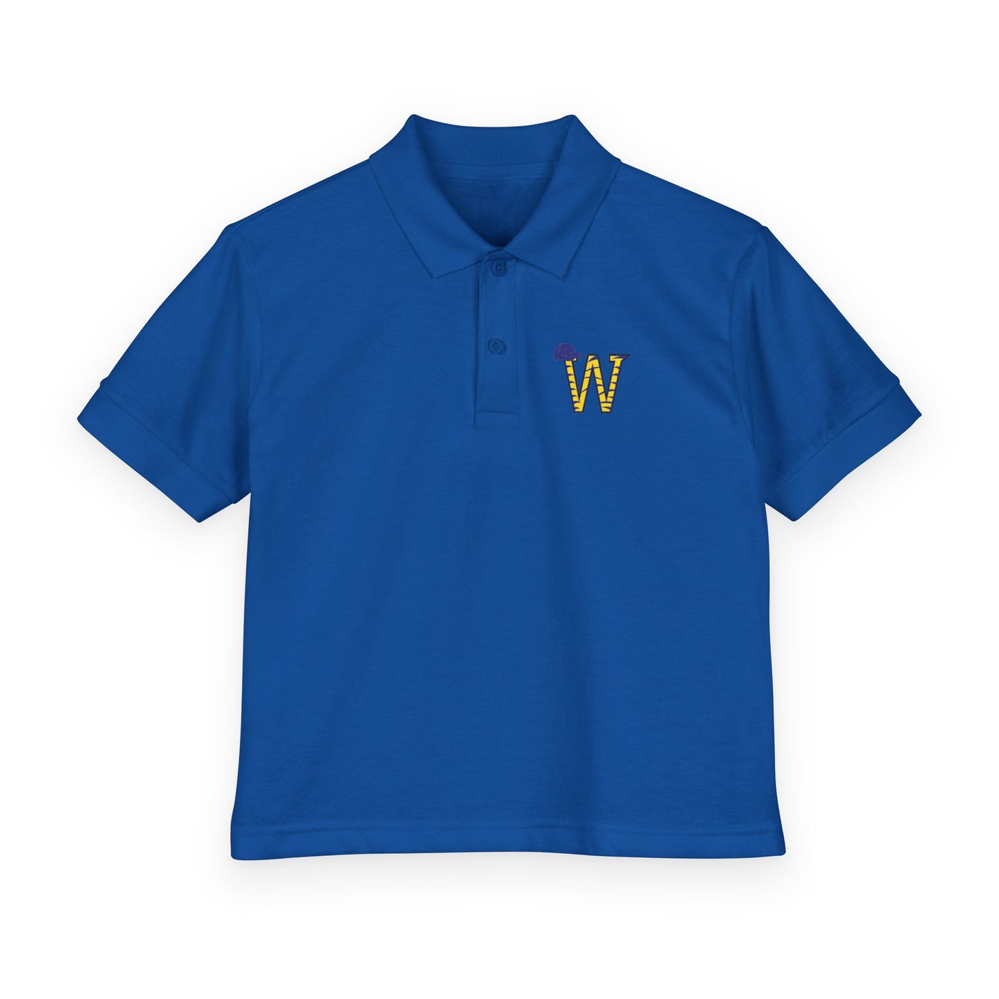 Westridge Cap on W Unisex Kids Polo - Embroidery