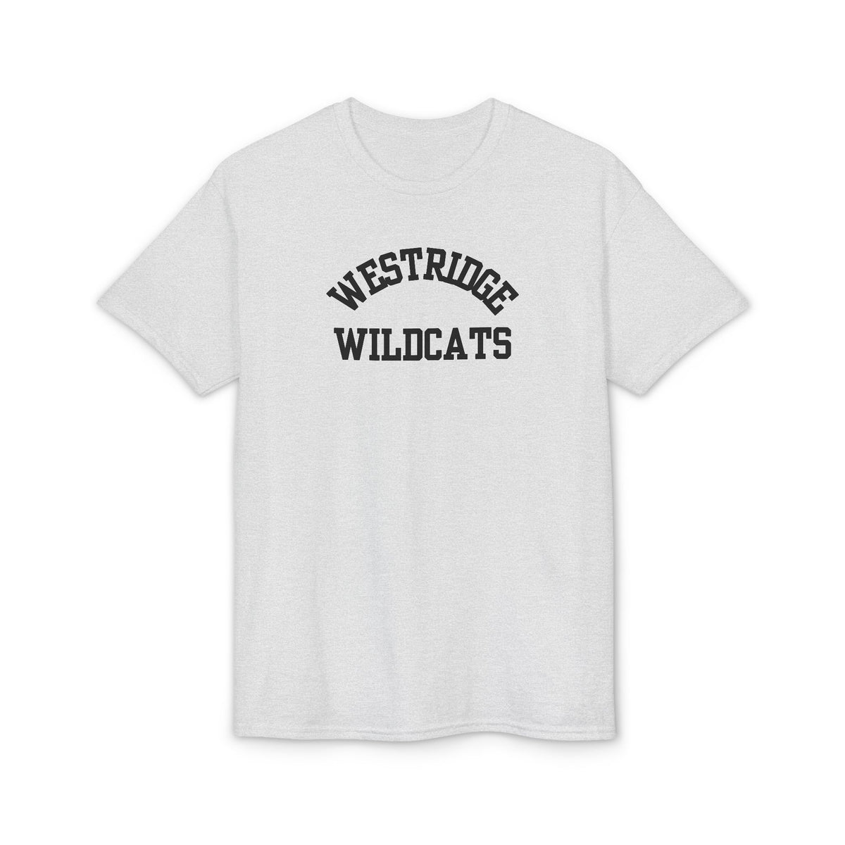 Adult Unisex DryBlend T-Shirt Westridge Wildcat (Black Curved Logo)