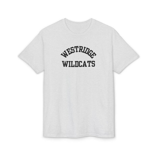 Adult Unisex DryBlend T-Shirt Westridge Wildcat (Black Curved Logo)