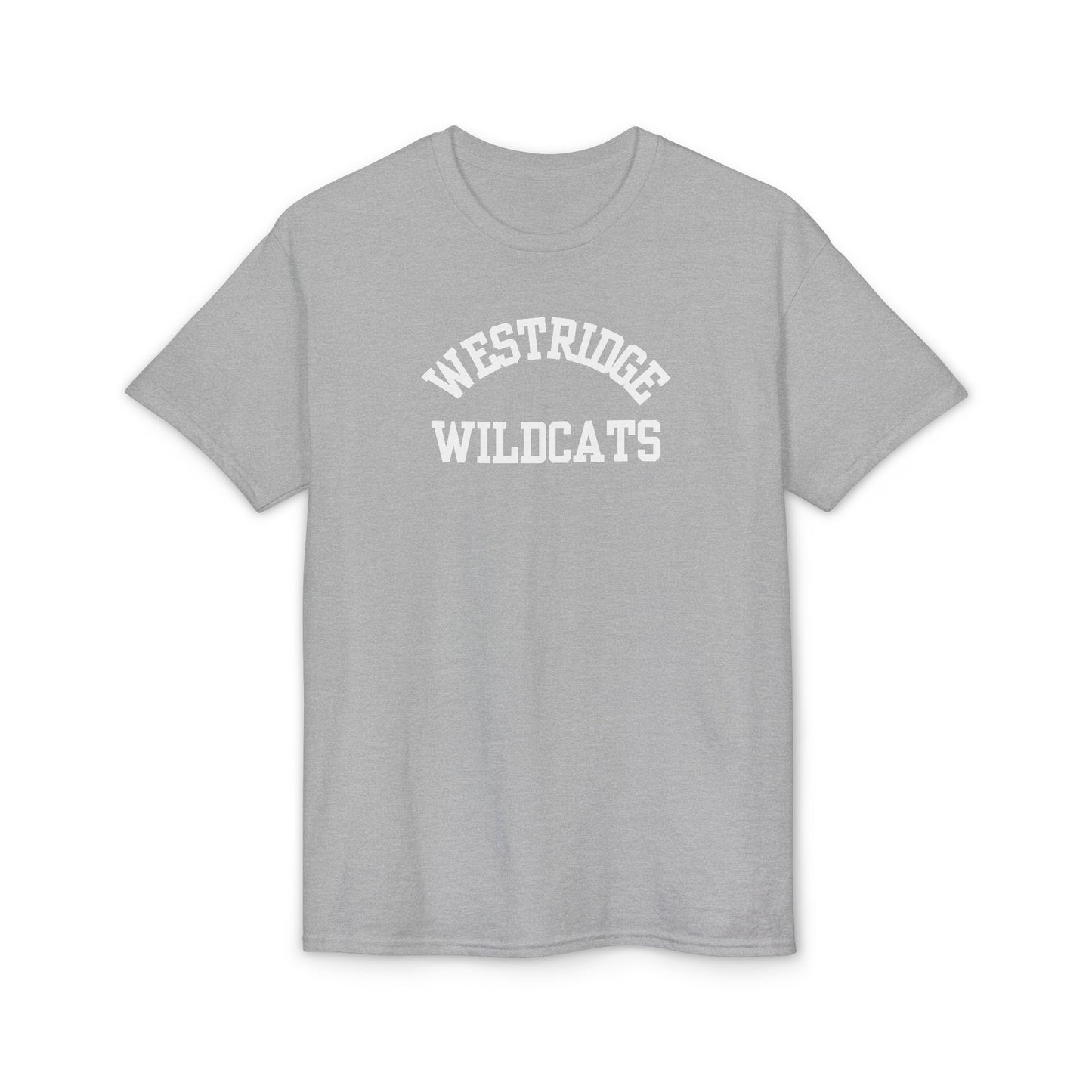 Adult Unisex DryBlend T-Shirt Westridge Wildcat (White Curved Logo)