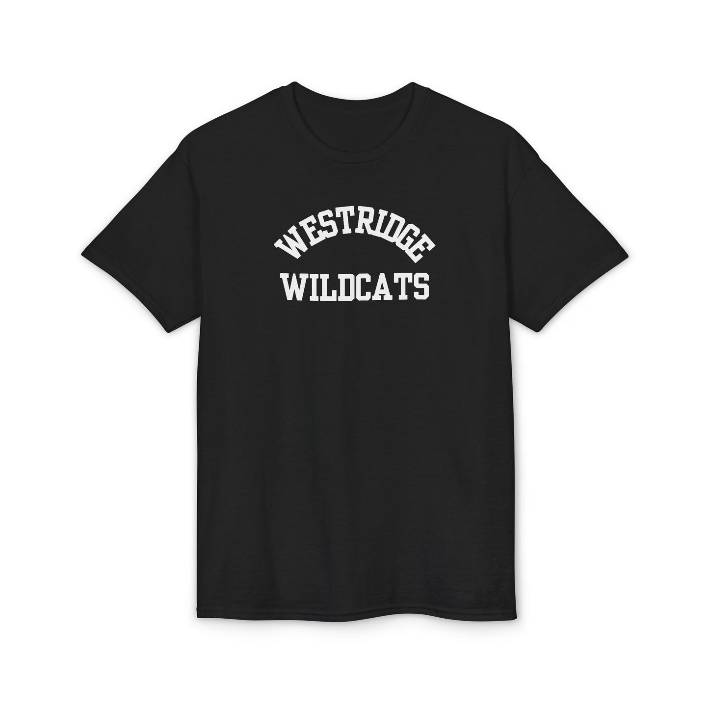 Adult Unisex DryBlend T-Shirt Westridge Wildcat (White Curved Logo)