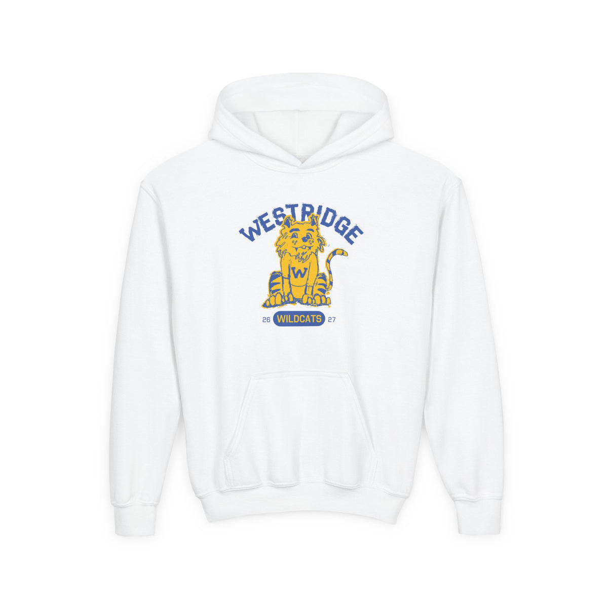 Kids Unisex Hoodie Wildcat Design Club 26-27