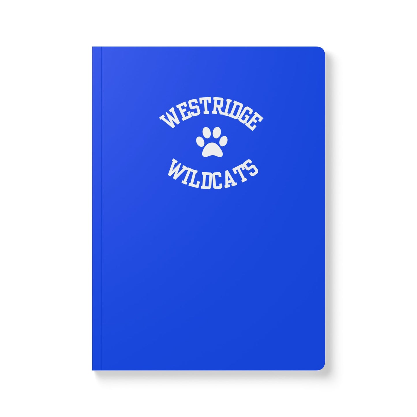 Westridge Wildcats Paw Softcover Notebook