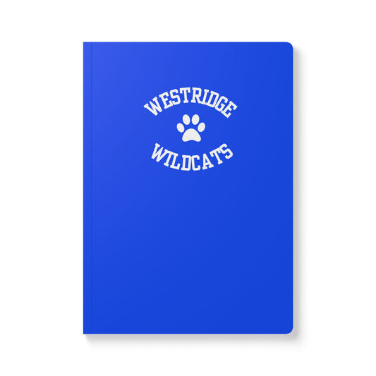 Softcover Notebook "Westridge Wildcats" Paw