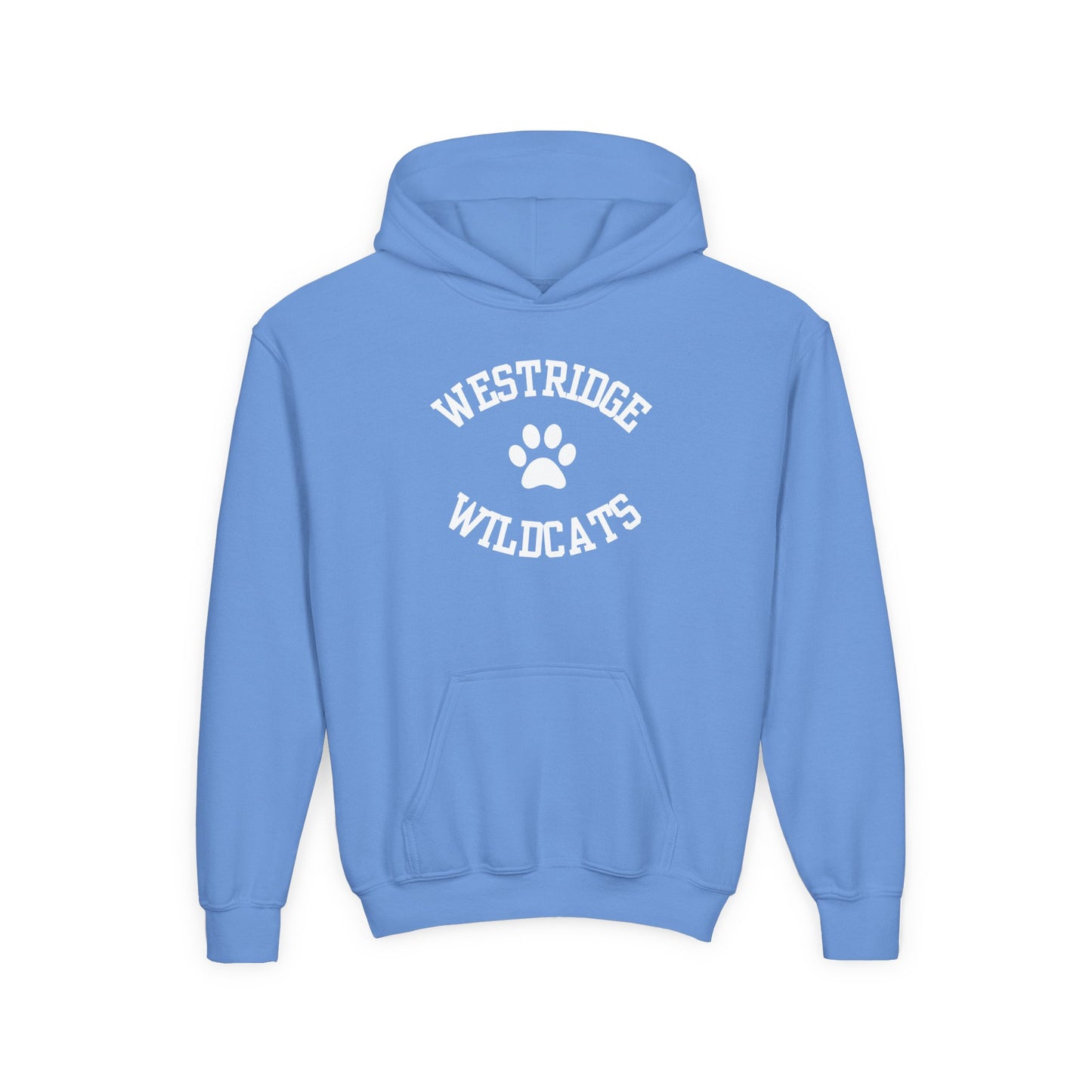 Kids Unisex Hoodie Westridge Wildcat Paw