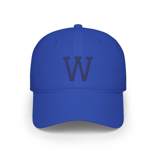 Low Profile Baseball Cap Monochrome W - Embroidery