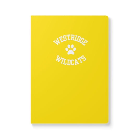 Softcover Notebook "Westridge Wildcats" Paw