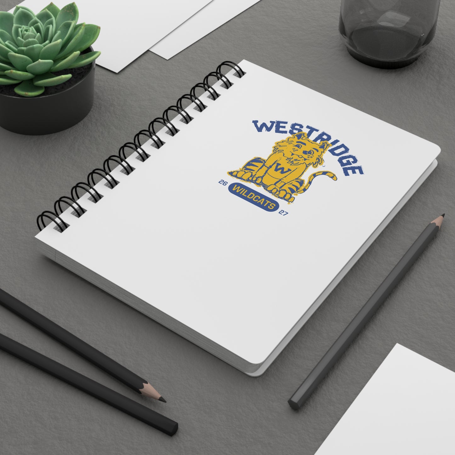 Spiral Notebook "Westridge Wildcats" 26-27