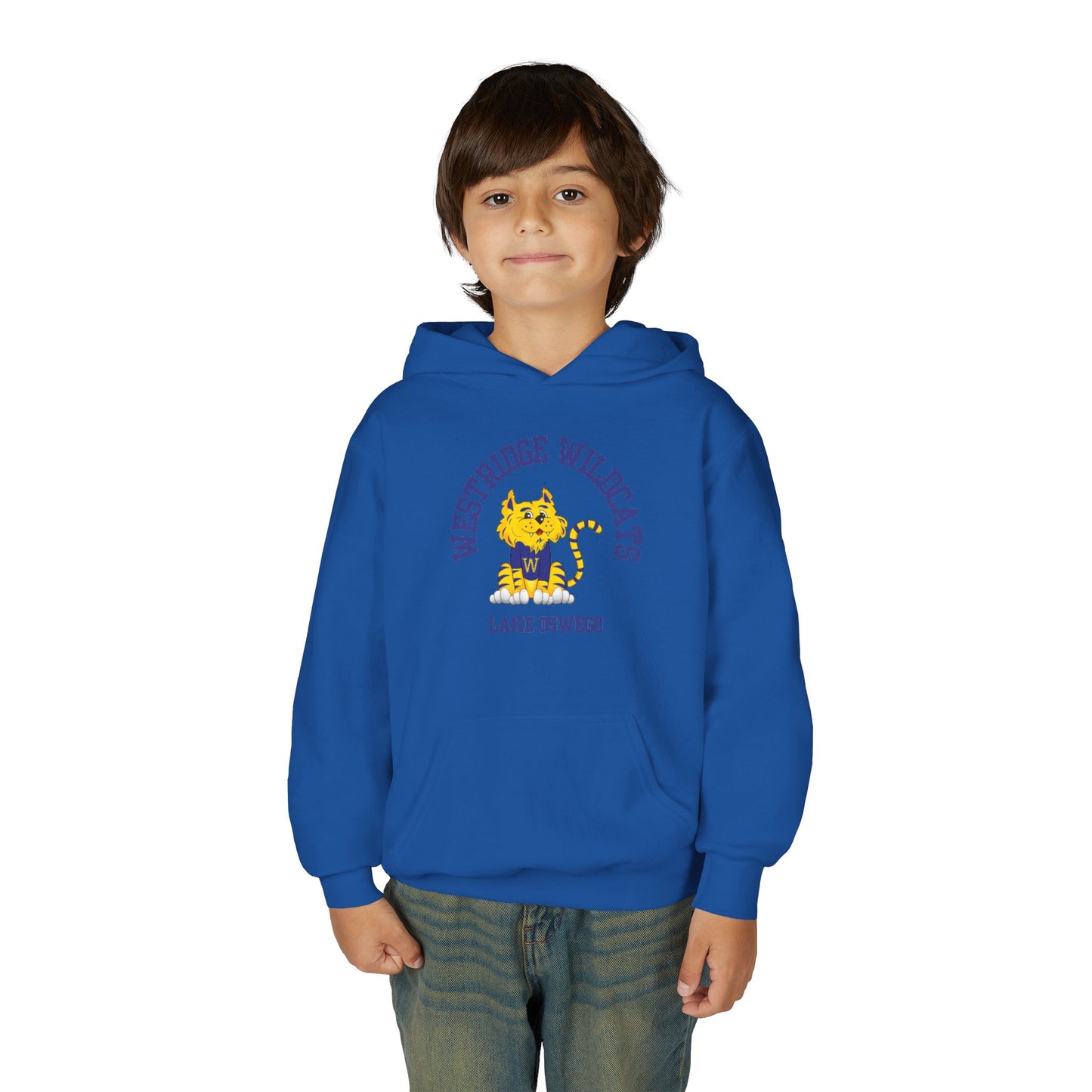 Kids Unisex Hoodie Westridge Wildcat LO