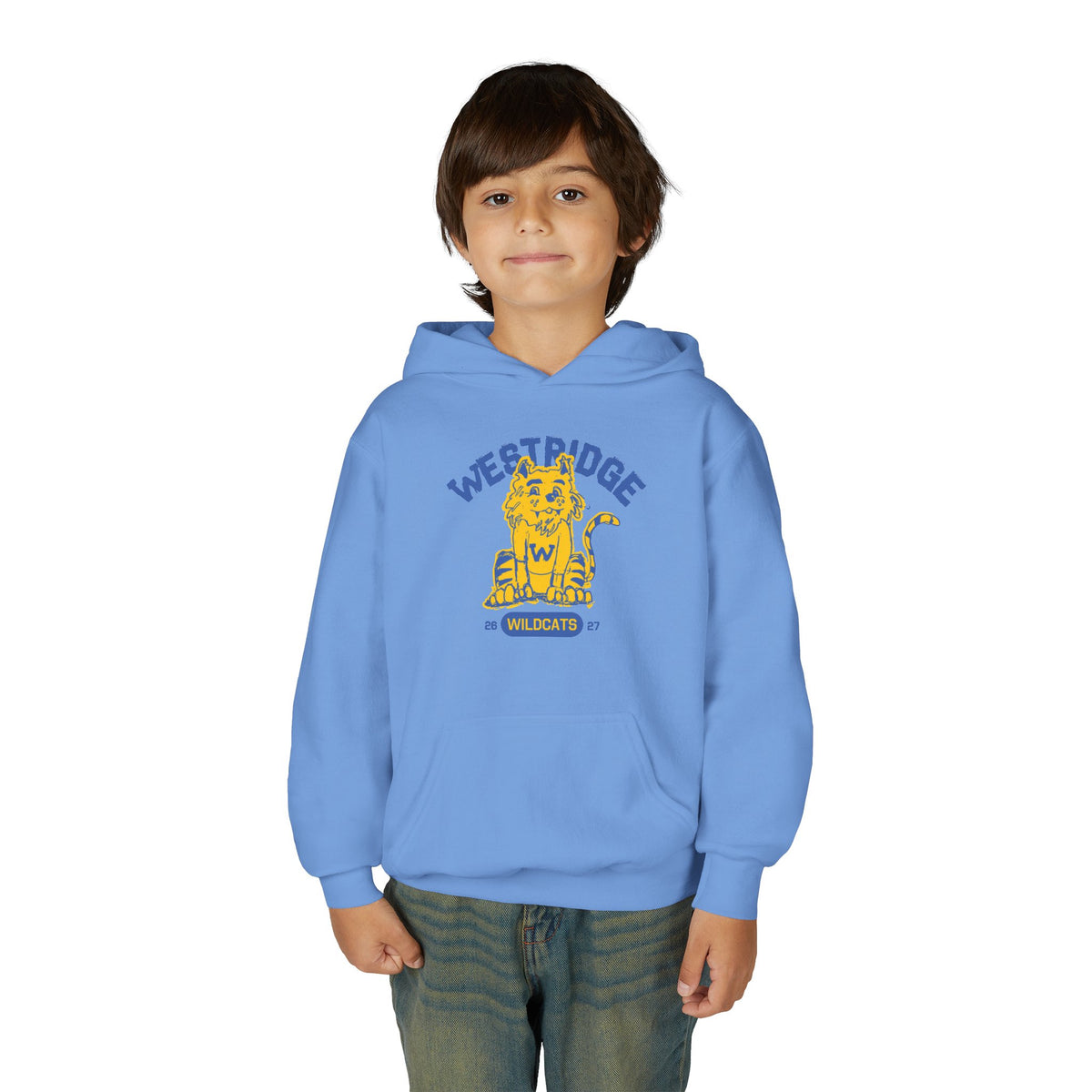 Kids Unisex Hoodie Wildcat Design Club 26-27