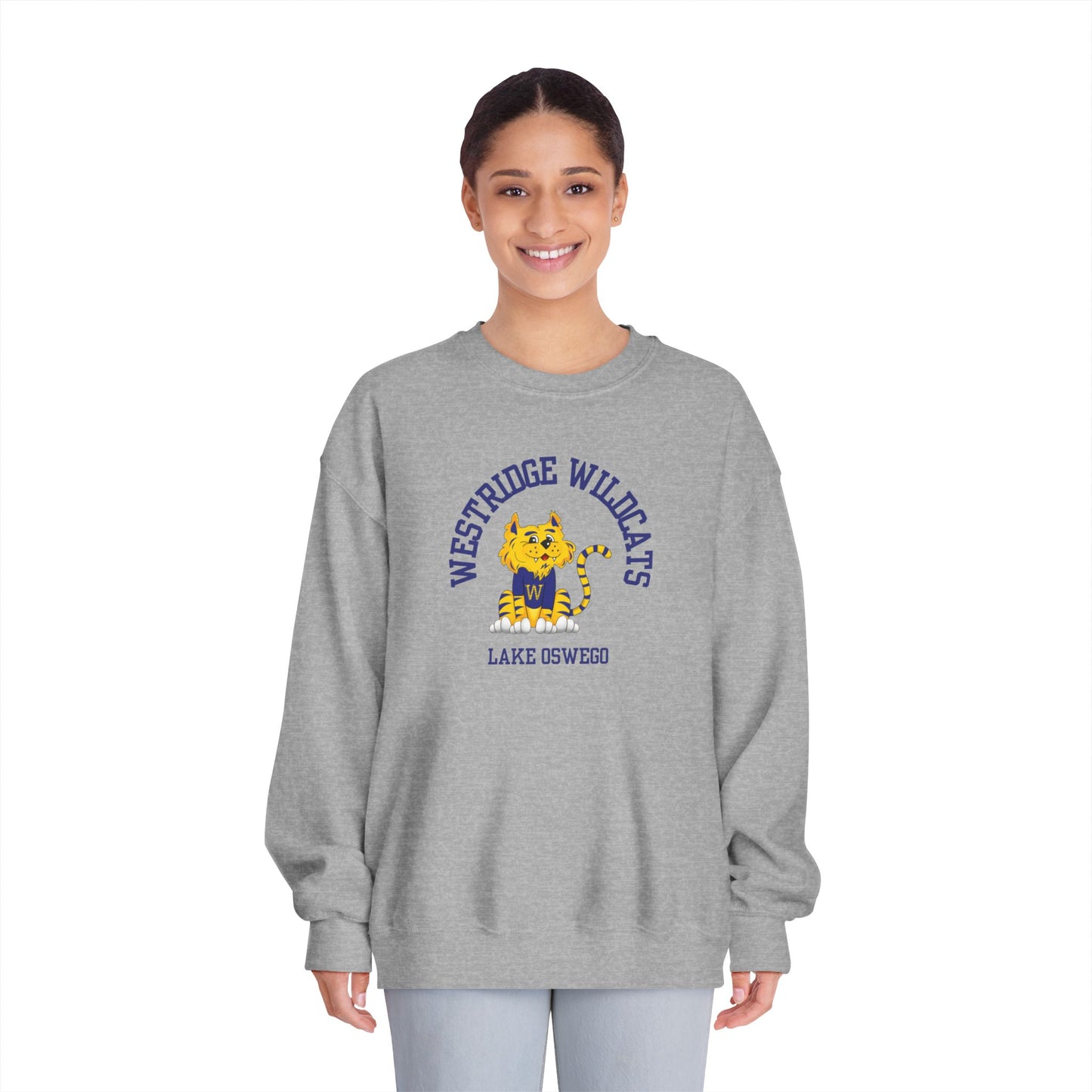 Westridge Wildcat LO Unisex Adult DryBlend Crewneck Sweatshirt