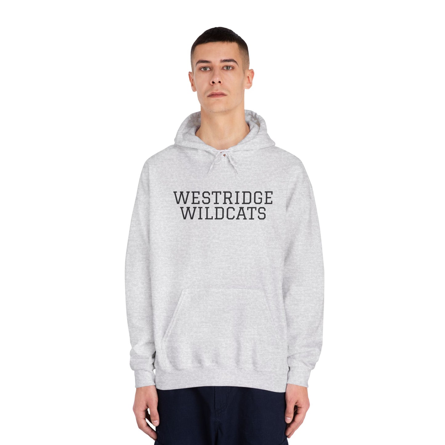 Adult Unisex DryBlend Hoodie Westridge Wildcat (Black Logo)