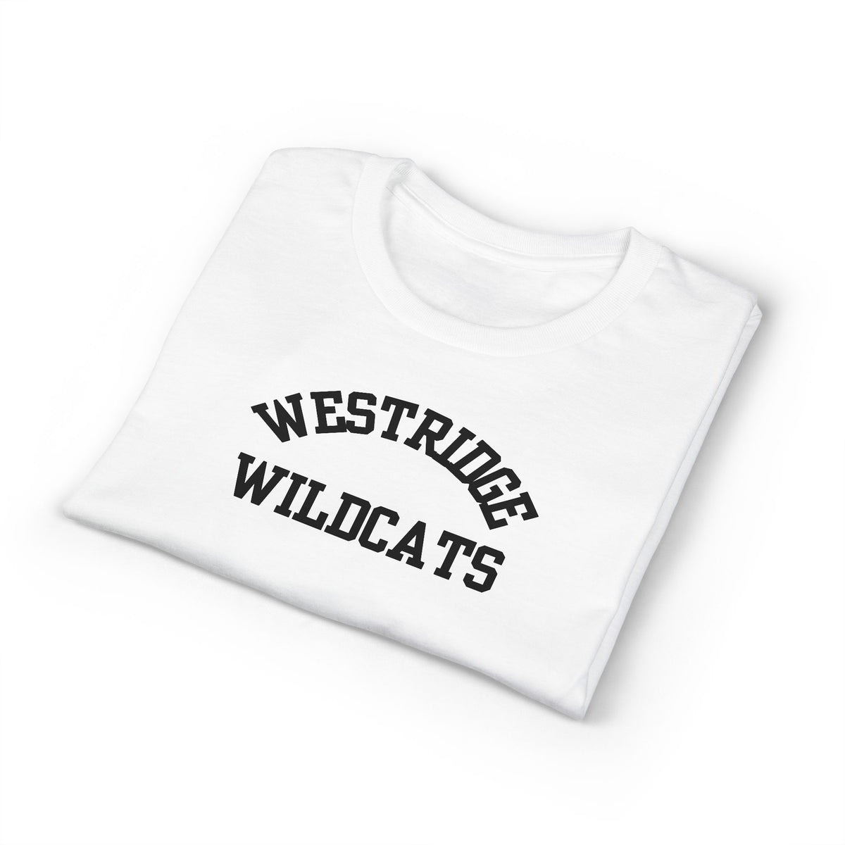 Adult Unisex DryBlend T-Shirt Westridge Wildcat (Black Curved Logo)