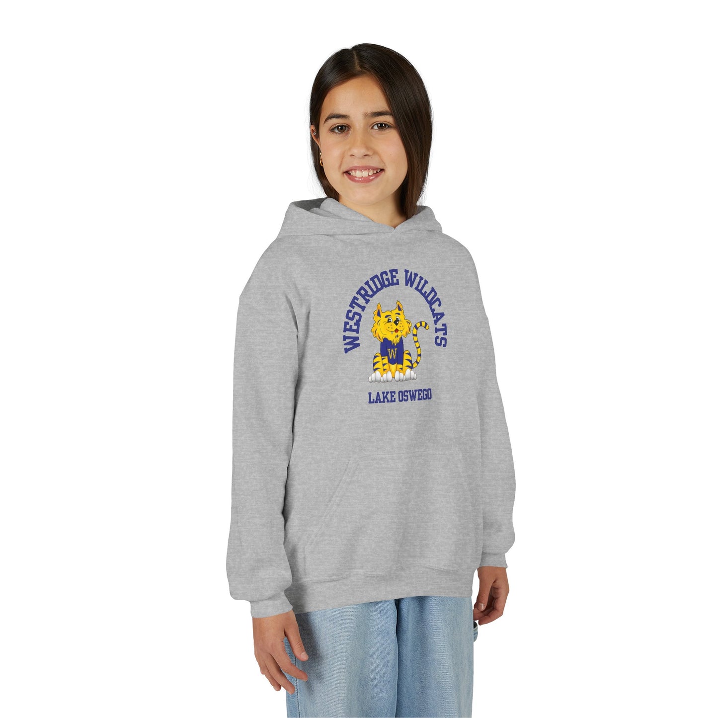 Kids Unisex Hoodie Westridge Wildcat LO