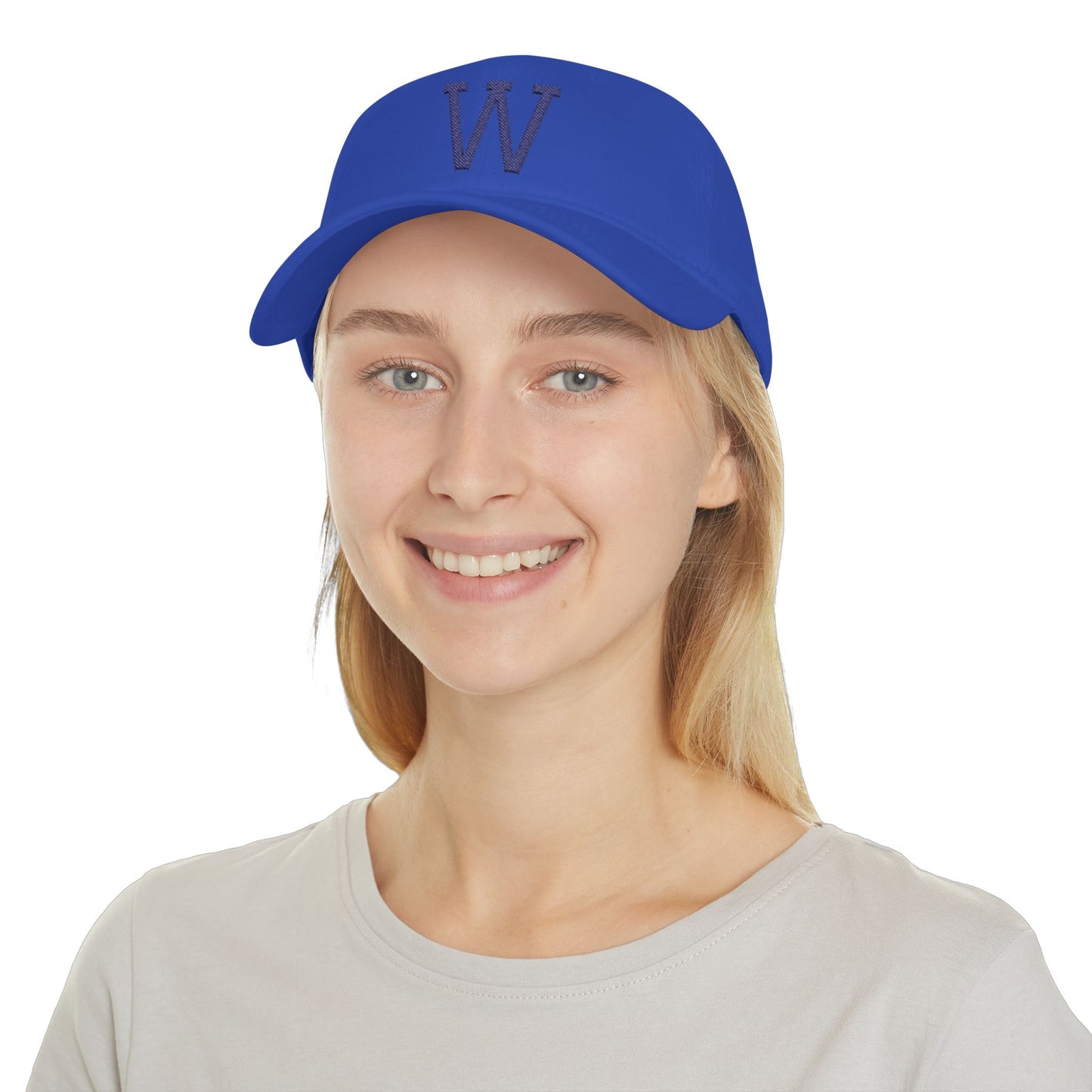 Low Profile Baseball Cap Monochrome W - Embroidery