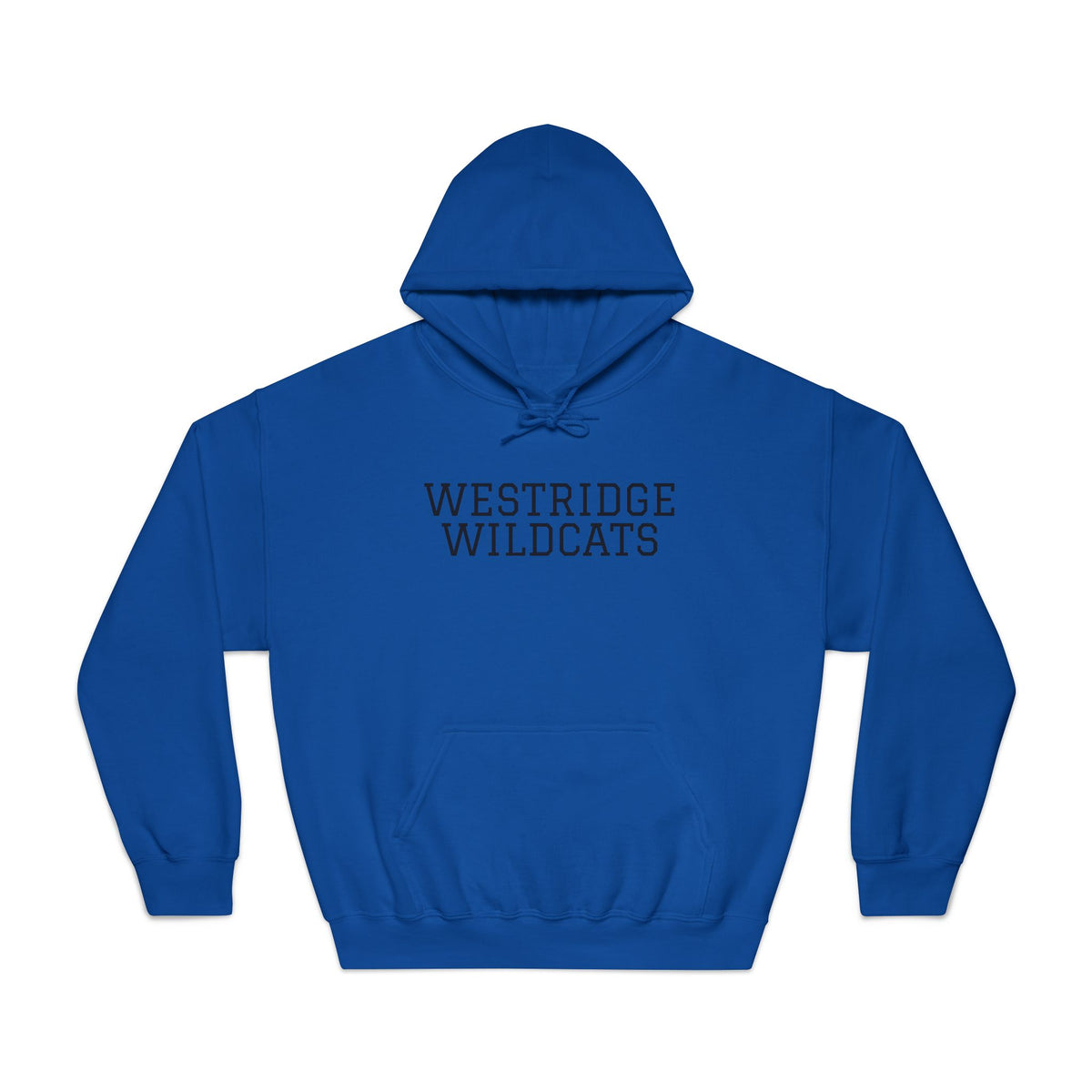 Adult Unisex DryBlend Hoodie Westridge Wildcat (Black Logo)