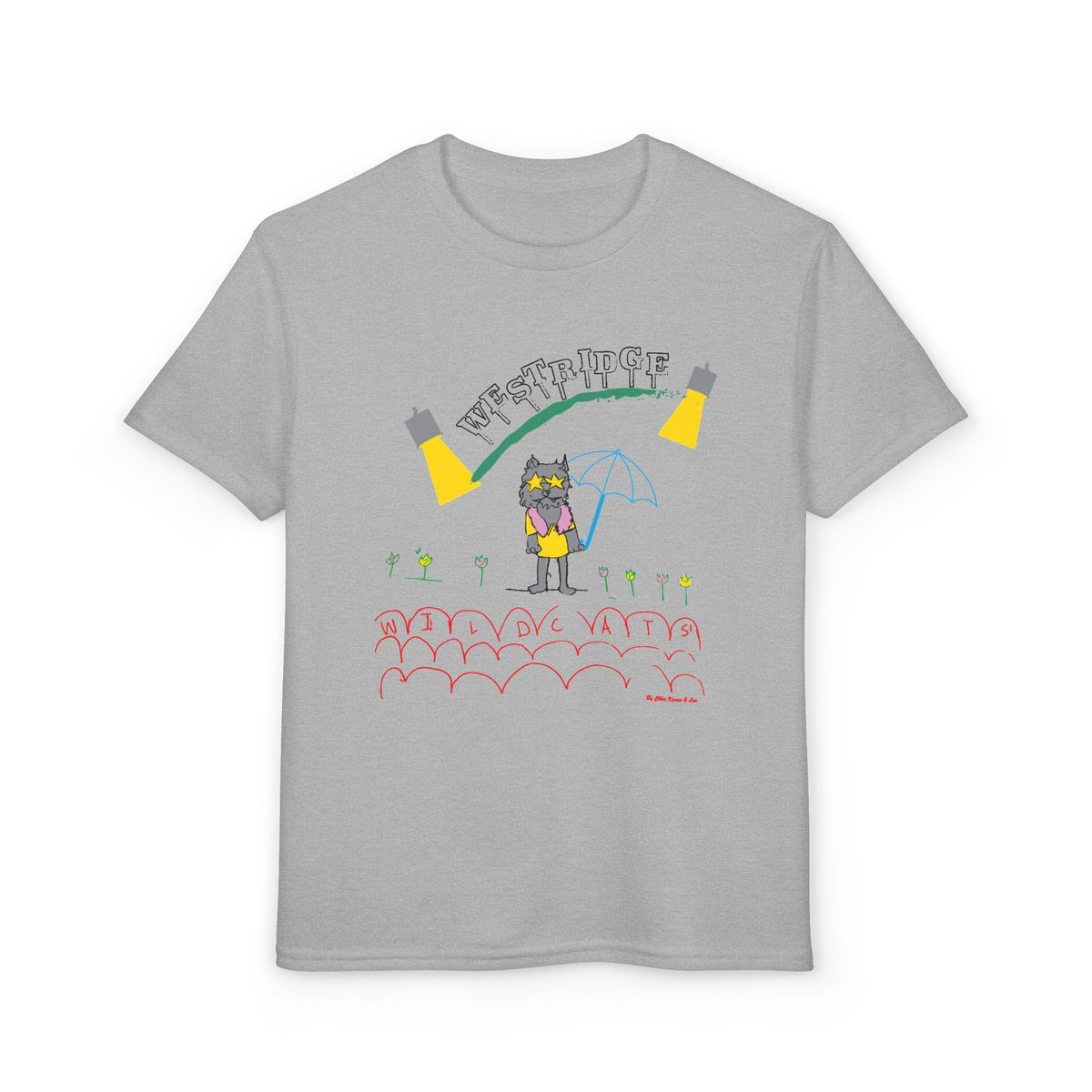 Kids Unisex DryBlend T-Shirt 26-27 Stage Spotlight by Chloe, Kensie & Lou