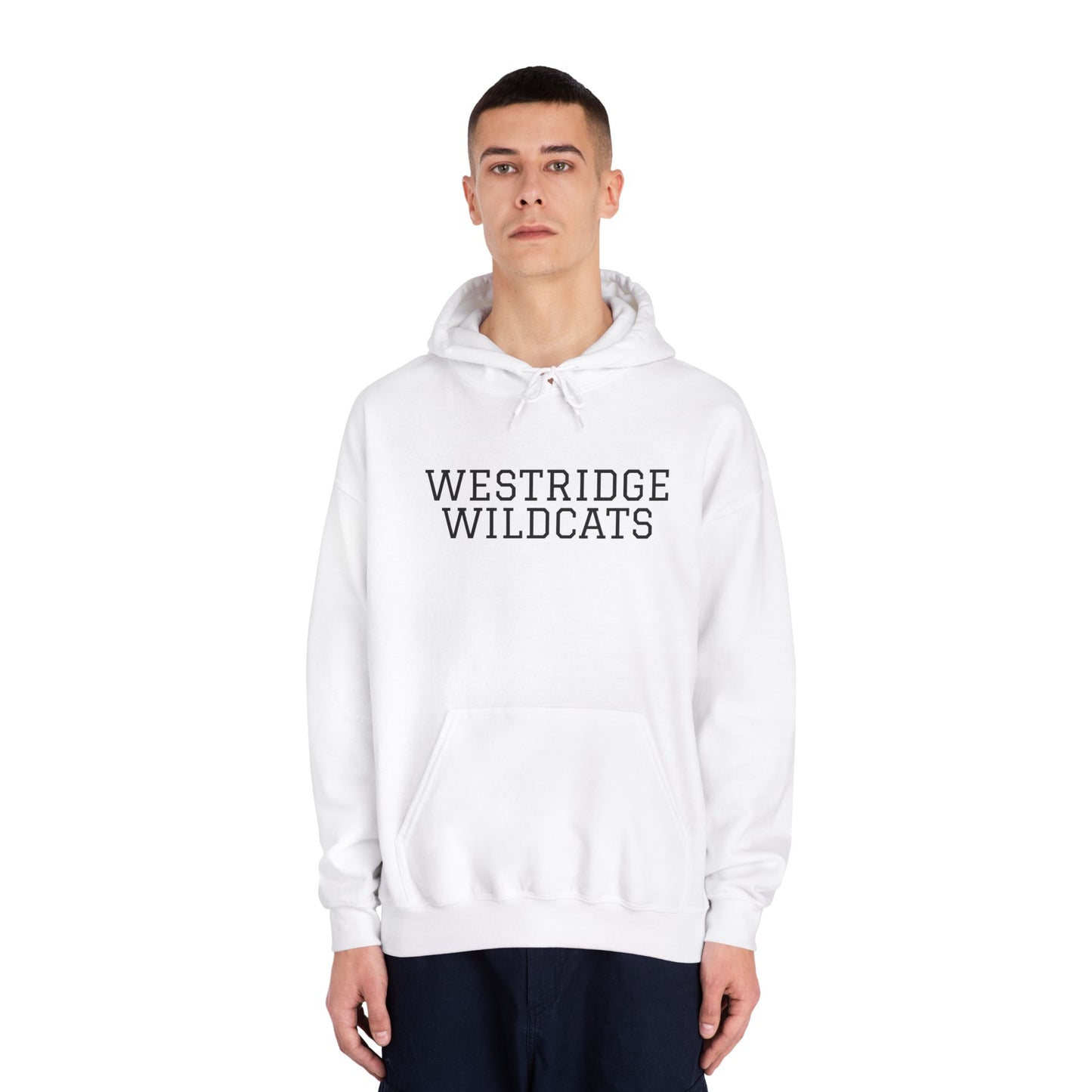 Adult Unisex DryBlend Hoodie Westridge Wildcat (Black Logo)
