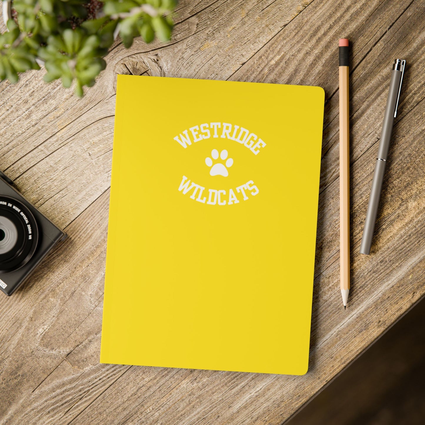 Westridge Wildcats Paw Softcover Notebook