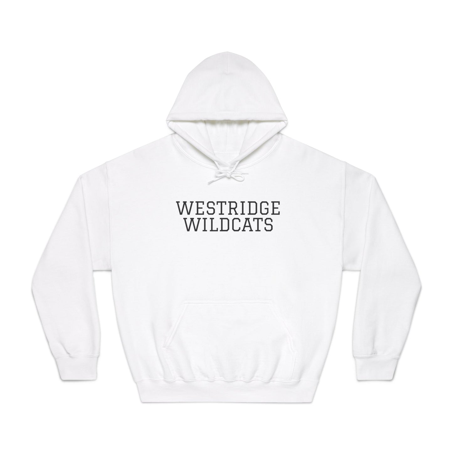 Adult Unisex DryBlend Hoodie Westridge Wildcat (Black Logo)