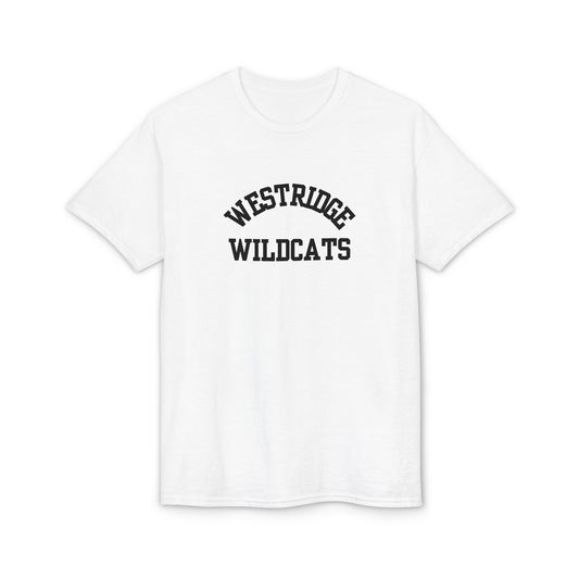 Adult Unisex DryBlend T-Shirt Westridge Wildcat (Black Curved Logo)