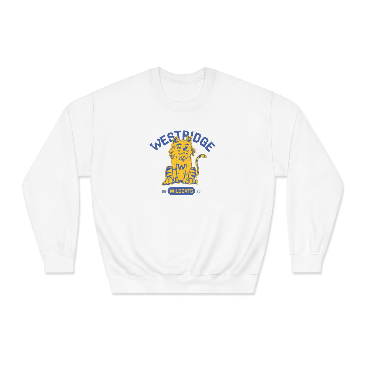 Adult Unisex DryBlend Crewneck Sweatshirt Wildcat Design Club 26-27