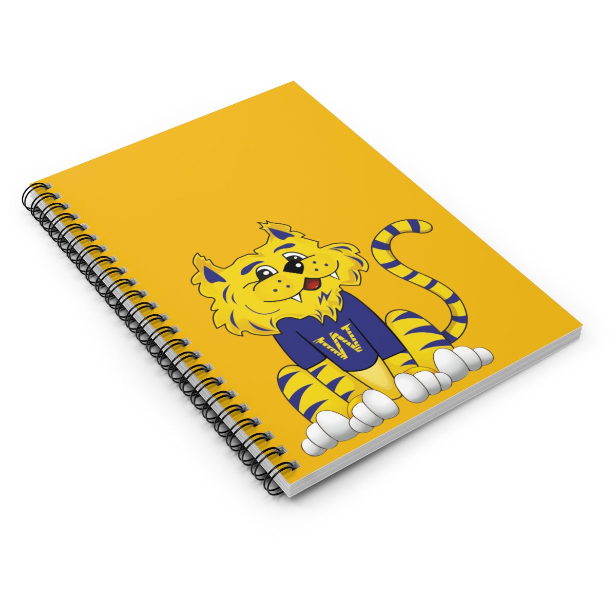 Yellow Spiral Notebook - Ruled Line