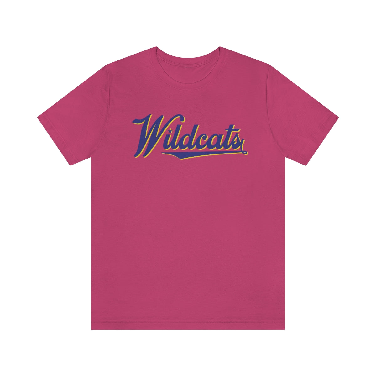 Wildcats Star Adult Unisex Jersey Short Sleeve Tee