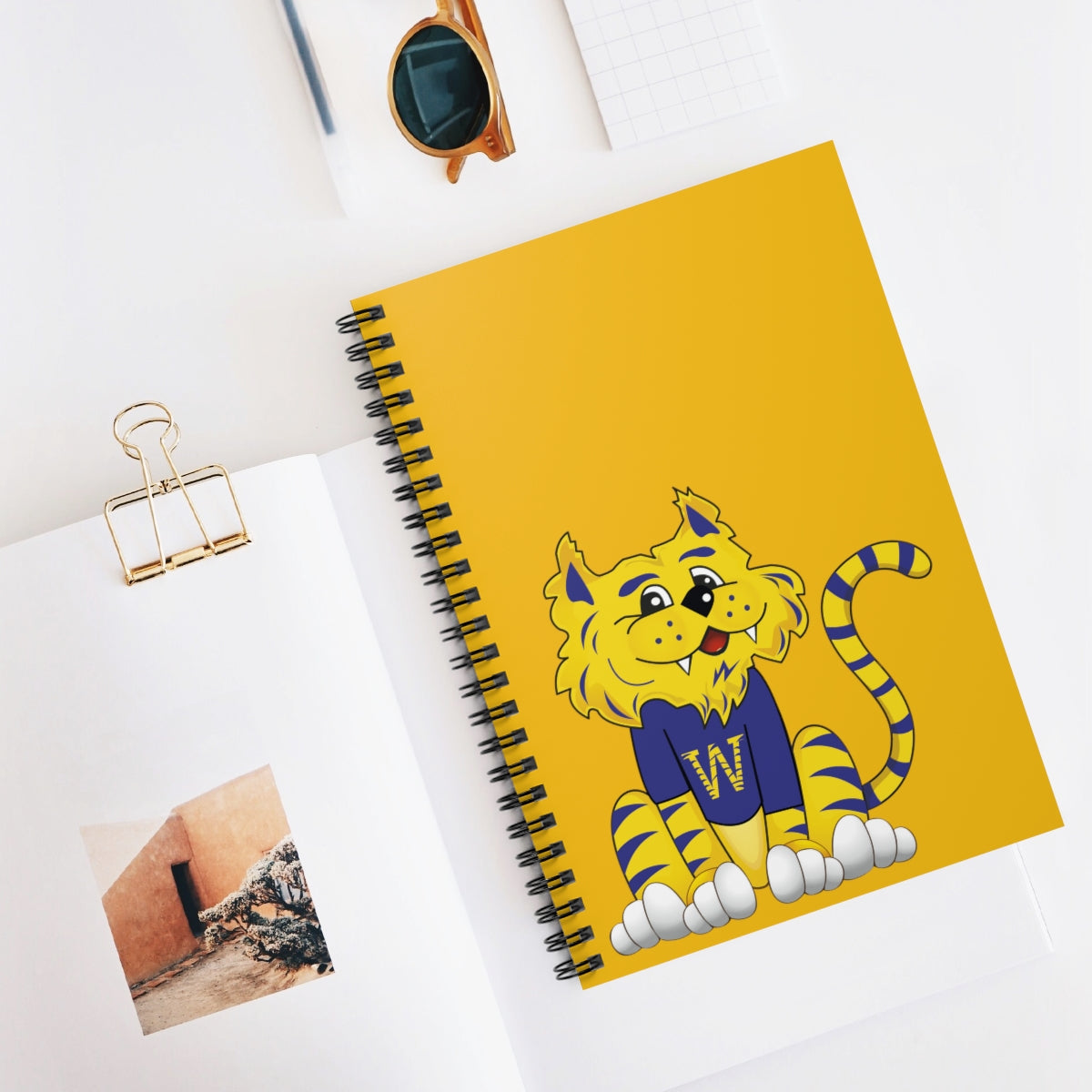 Yellow Spiral Notebook - Ruled Line