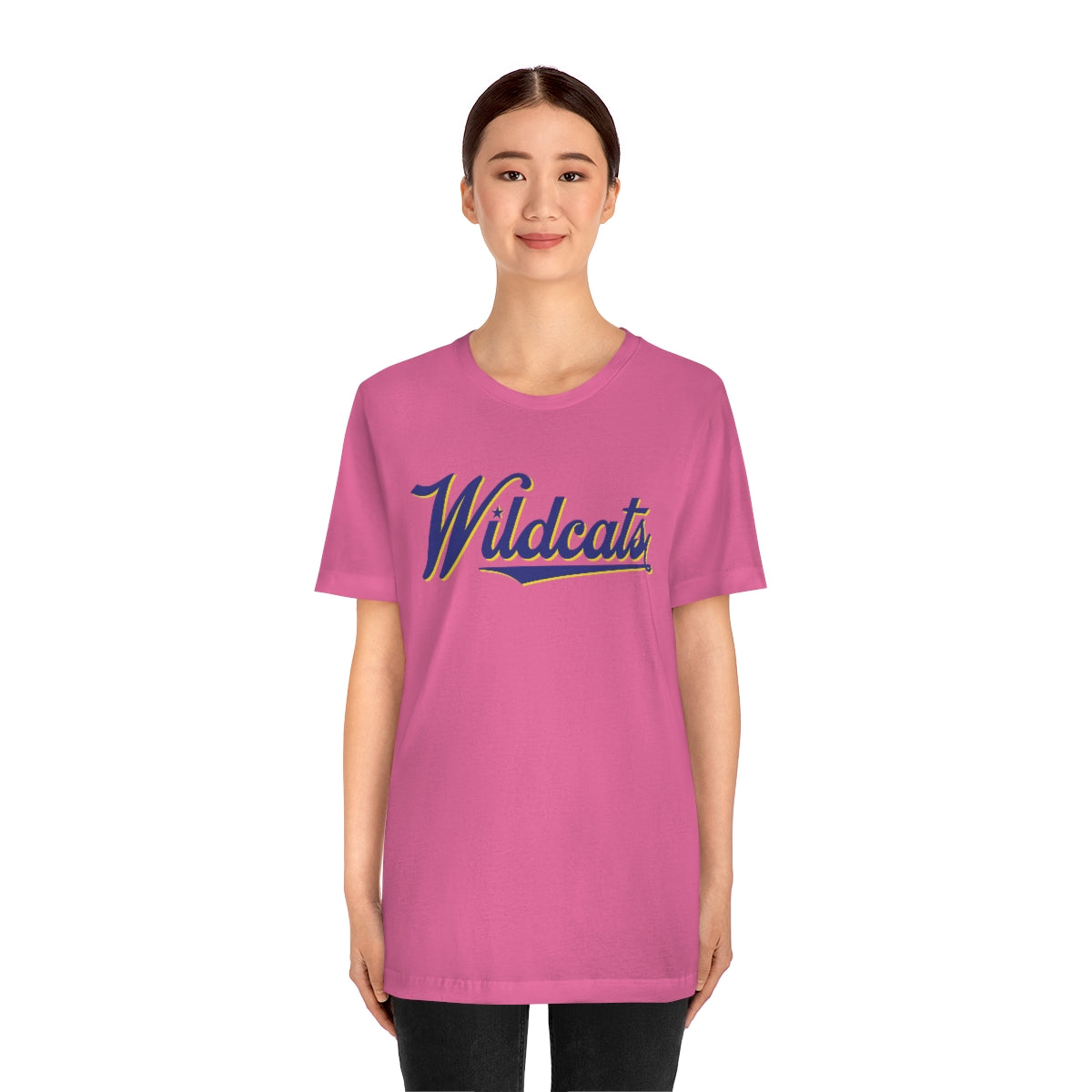 Wildcats Star Adult Unisex Jersey Short Sleeve Tee